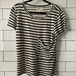 COPY - Current/Elliot linen stripe tee